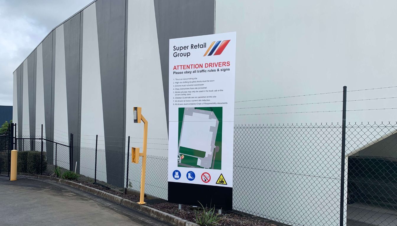 Conditions of Entry Signage
