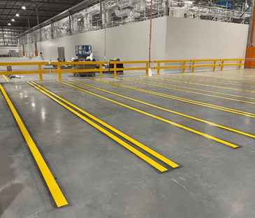 Line Marking - Essential for maintaining a safe warehouse