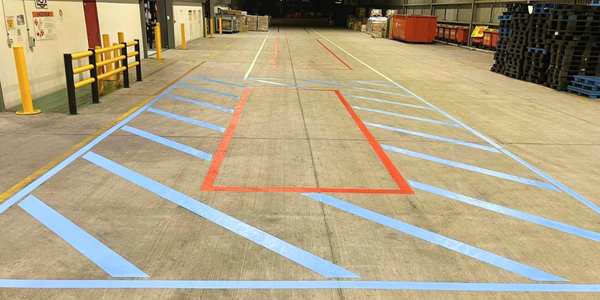 Line Marking - Essential for maintaining a safe warehouse