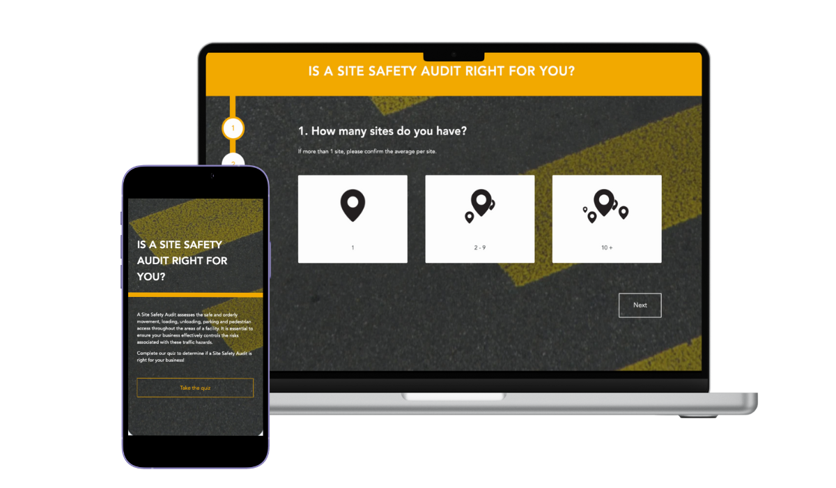 Try our new online quiz and see if a Site Safety Audit is right for your business