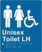 Unisex Accessible Toilet LH Transfer
