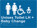 Unisex Accessible Toilet RH Transfer & Baby Change