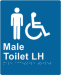 Male Accessible Toilet LH Transfer