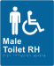 Male Accessible Toilet RH Transfer