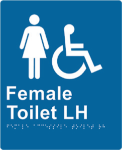 Female Accessible Toilet LH Transfer