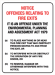 Offences Relating to Fire Exit Sign (Act 1979)