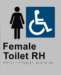 Female toilet RH-ALUM