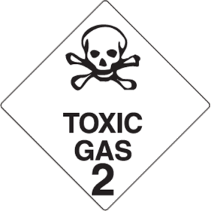 Hazchem Signs Toxic Gas