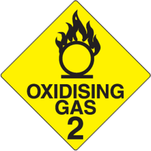 Hazchem Signs Oxidising Gas