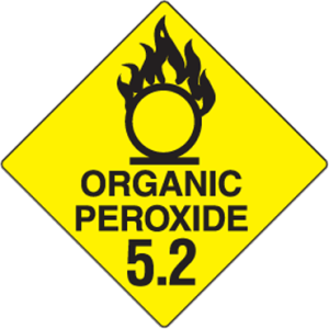 Hazchem Signs Organic Peroxide 5.2