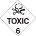 Hazchem Signs Toxic 6