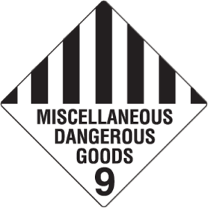 Hazchem Signs Misc Dangerous Goods 9