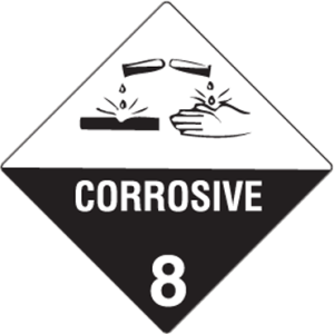 Hazchem Signs Corrosive 8