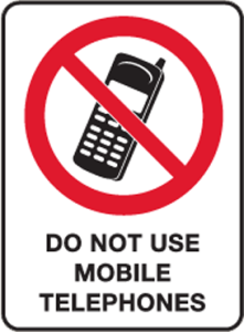 Do not use Mobile telephones