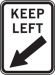 Keep Left (with L or R arrow)