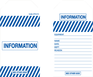 Information Safety Tag