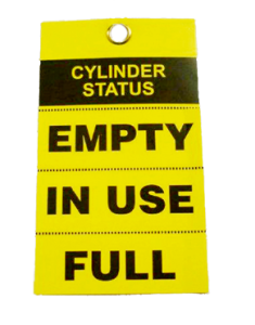 Cylinder Status Safety Tag