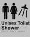 Unisex toilet shower-ALUM